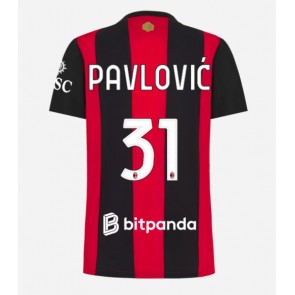 AC Milan Strahinja Pavlovic #31 Replika Hemmatröja Damer 2026-27 Kortärmad